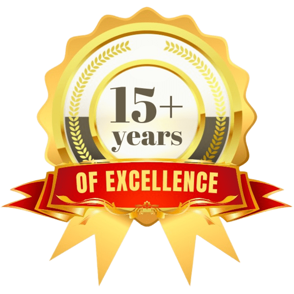 15+ Years of Excellence